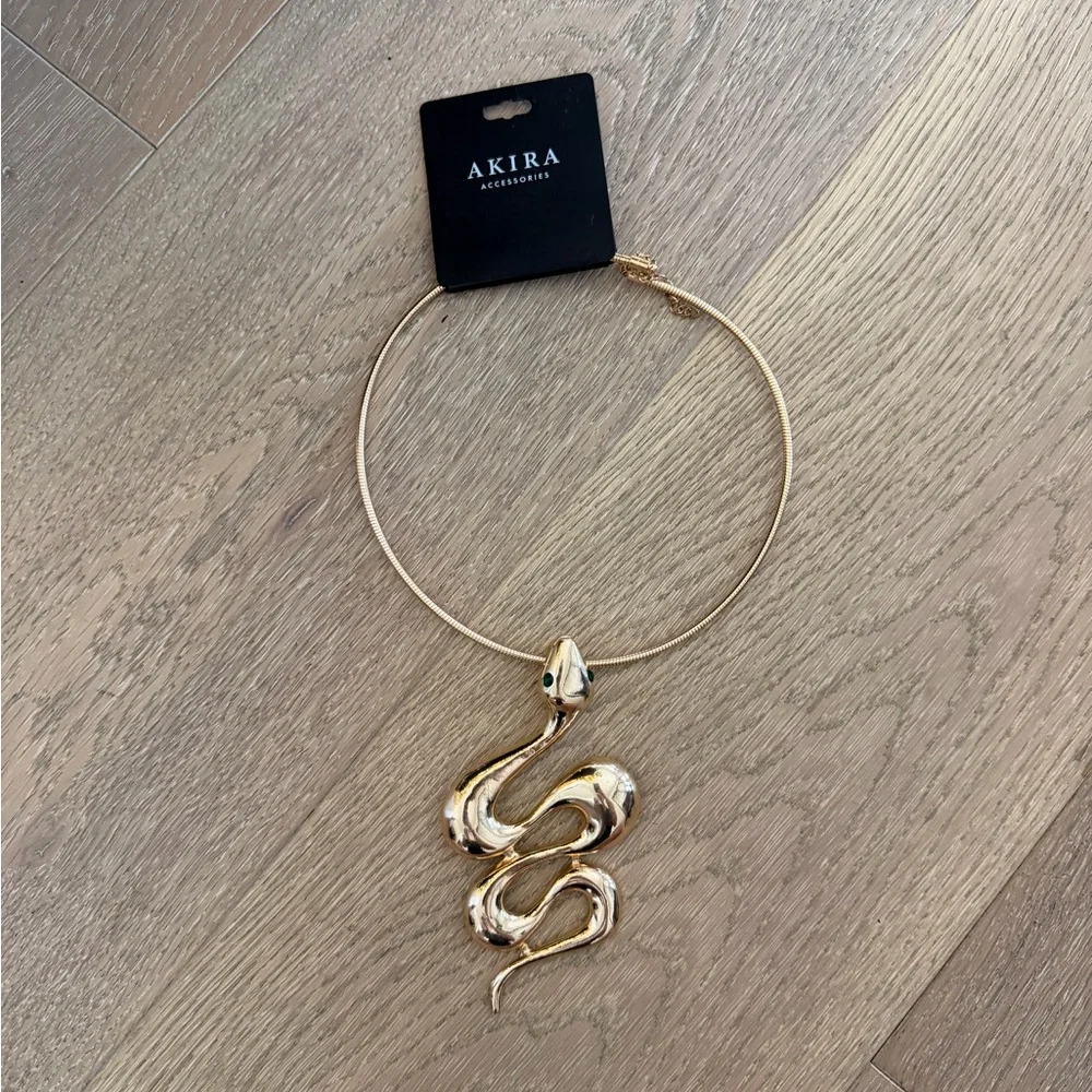 Akira WATCH OUT FOR THEM Snake Serpent Necklace